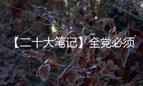 【二十大笔记】全党必须牢记的五个“必由之路”是什么？
