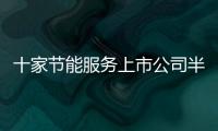 十家节能服务上市公司半年业绩预告