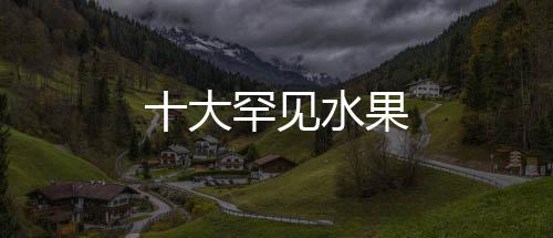 十大罕见水果
