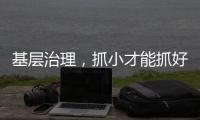 基层治理，抓小才能抓好