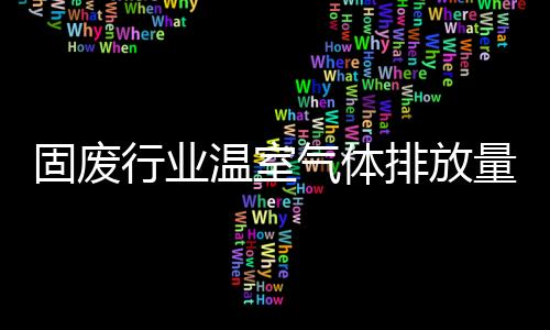 固废行业温室气体排放量化计算探讨——填埋场篇
