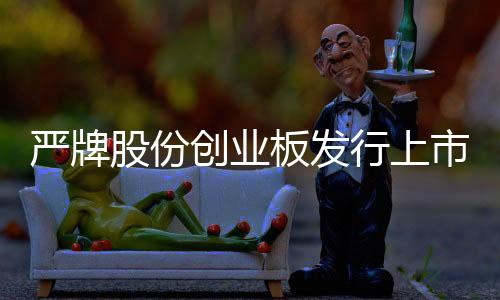 严牌股份创业板发行上市获受理：营业收入年复合增长率为27.47%