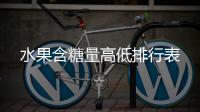水果含糖量高低排行表