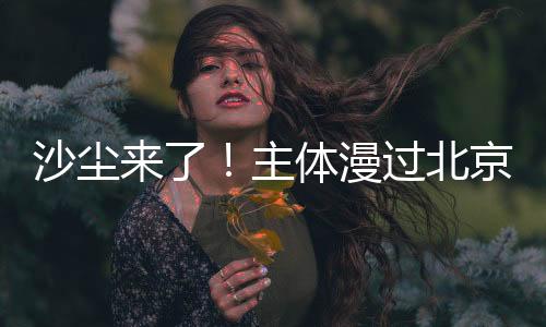 沙尘来了！主体漫过北京 PM10浓度一度“爆表”传感器助力环境监测