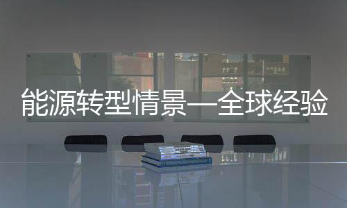 能源转型情景—全球经验和最佳实践