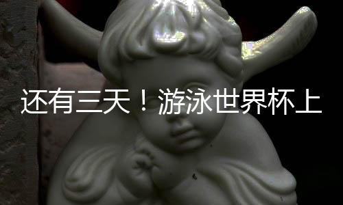 还有三天！游泳世界杯上海站启幕在即  中国太保携手中国游泳队共赴新征程