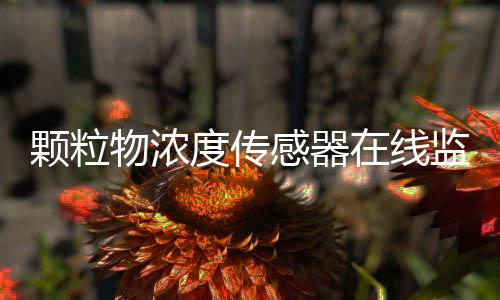 颗粒物浓度传感器在线监测空气质量 保证人体健康