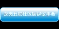 龙岗五联社区居民议事会  献出“金点子”助力小区治理