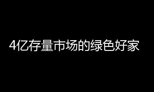 4亿存量市场的绿色好家