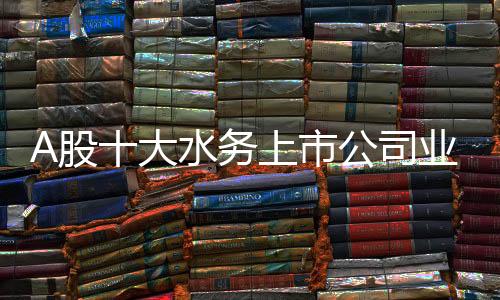 A股十大水务上市公司业绩分析：企业增收难增利 水务市场拓展